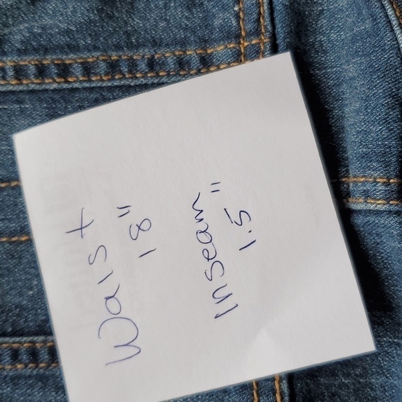 No Boundries distressed denim short overalls Large Junior 11 -13 - Picture 12 of 13